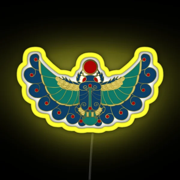 Color Scarab RGB Neon Sign