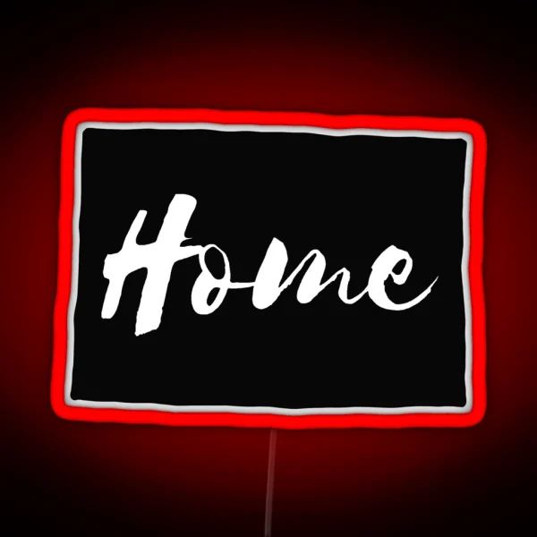 Colorado Cursive Home State Outline RGB Neon Sign