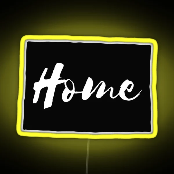 Colorado Cursive Home State Outline RGB Neon Sign