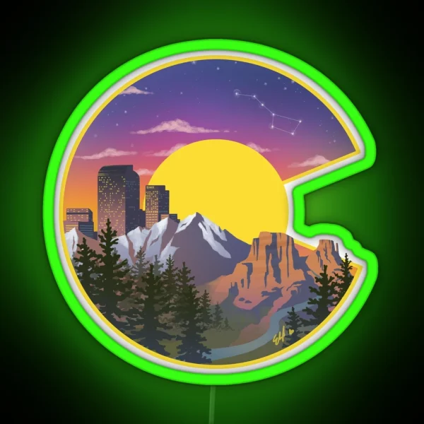 Colorado Sights RGB Neon Sign