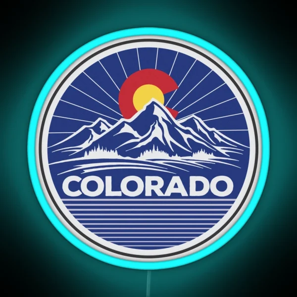 Colorado Travel Led RGB Neon Sign