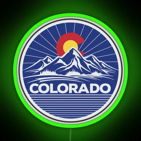 Colorado Travel Led RGB Neon Sign