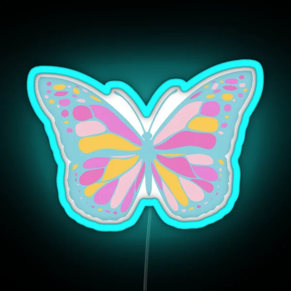 Colorful Butterfly RGB Neon Sign