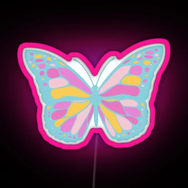 Colorful Butterfly RGB Neon Sign