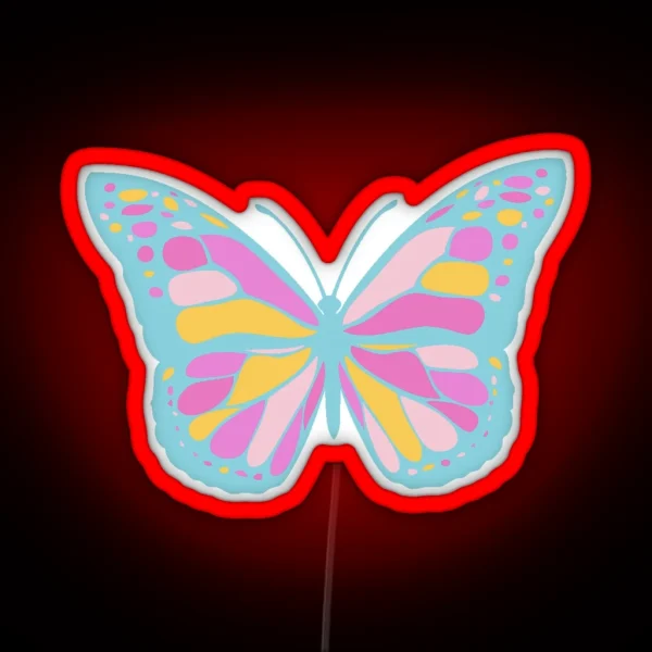 Colorful Butterfly RGB Neon Sign