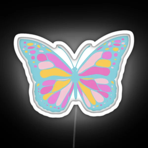 Colorful Butterfly RGB Neon Sign