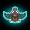 Colorful Scarab Beetle With The Eye Of Horus RGB Neon Sign - Image 3