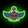 Colorful Scarab Beetle With The Eye Of Horus RGB Neon Sign - Image 4
