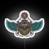 Colorful Scarab Beetle With The Eye Of Horus RGB Neon Sign - Image 5