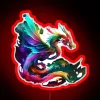Colourful Dragon RGB Neon Sign - Image 2