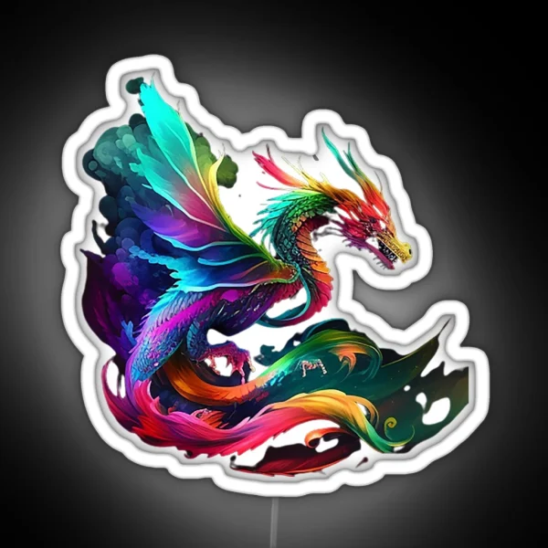 Colourful Dragon RGB Neon Sign