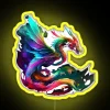 Colourful Dragon RGB Neon Sign - Image 5