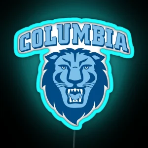 Columbia College Logo RGB Neon Sign