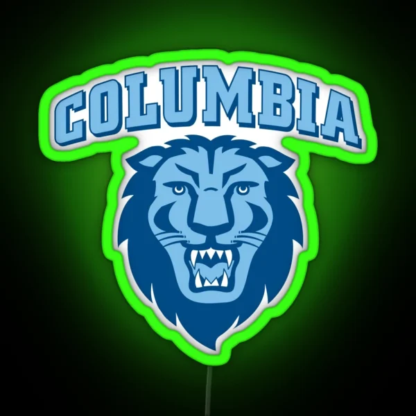 Columbia College Logo RGB Neon Sign