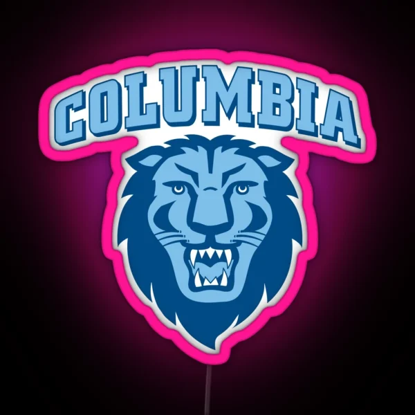 Columbia College Logo RGB Neon Sign