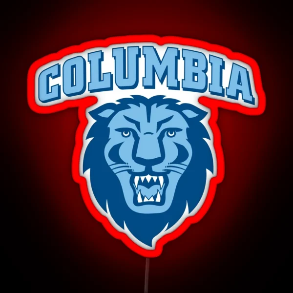 Columbia College Logo RGB Neon Sign