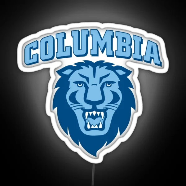 Columbia College Logo RGB Neon Sign