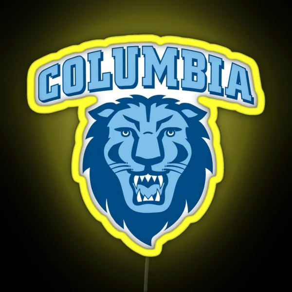 Columbia College Logo RGB Neon Sign
