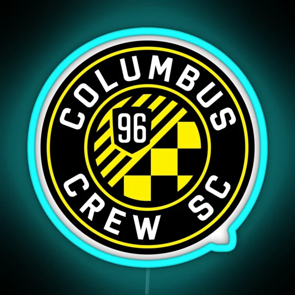 Columbus Crew Soccer Club RGB Neon Sign