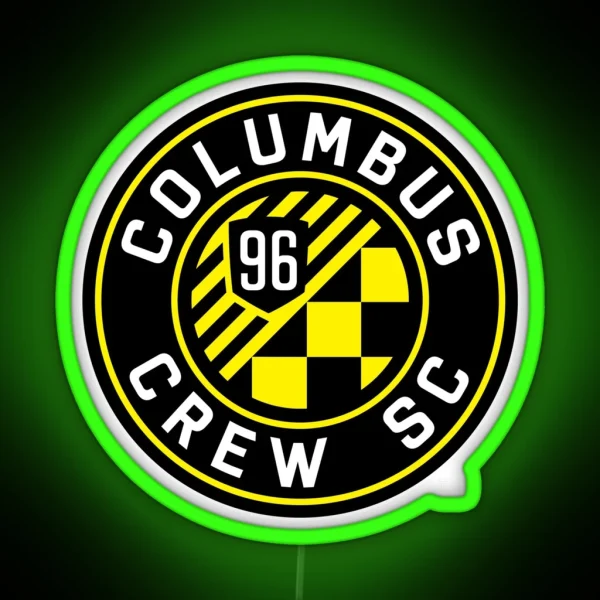 Columbus Crew Soccer Club RGB Neon Sign