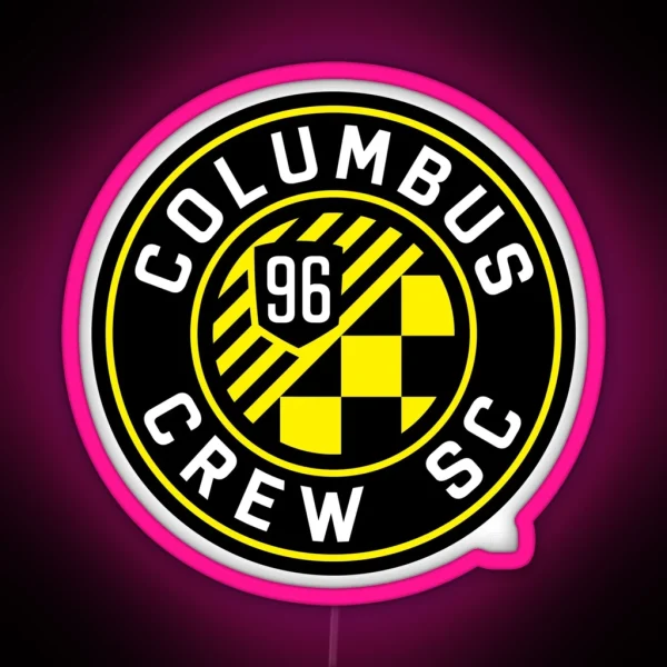 Columbus Crew Soccer Club RGB Neon Sign