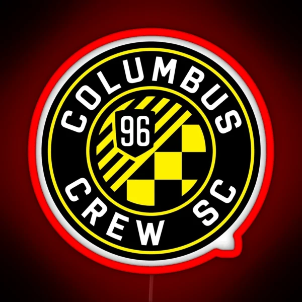Columbus Crew Soccer Club RGB Neon Sign