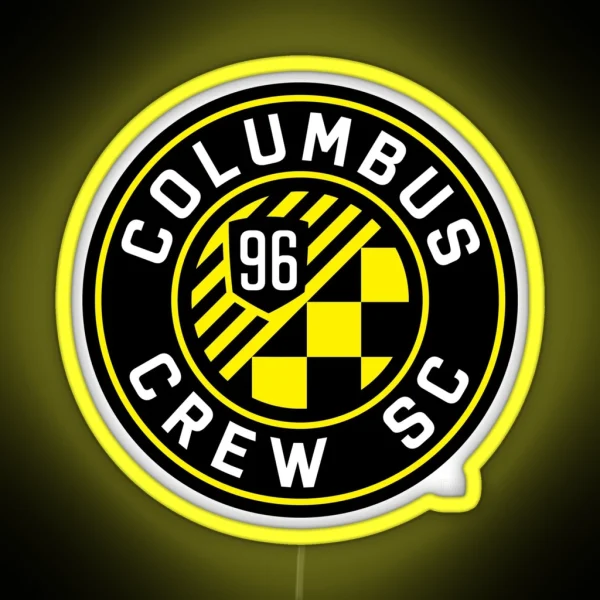 Columbus Crew Soccer Club RGB Neon Sign