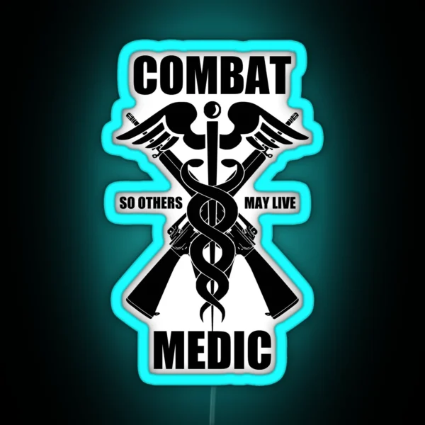 Combat Medic RGB Neon Sign