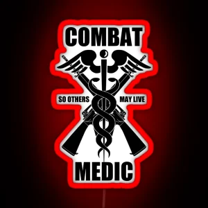 Combat Medic RGB Neon Sign