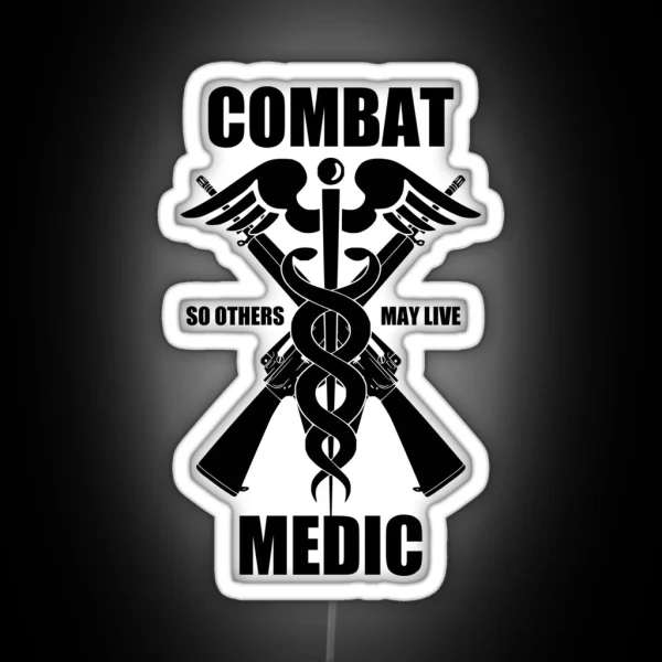 Combat Medic RGB Neon Sign