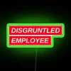 Combative Disgruntled Employee Quiet Quitting RGB Neon Sign - Image 3