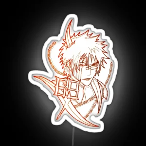 Combination Duty Protect People Hisagi Shuhei Cute Fans RGB Neon Sign