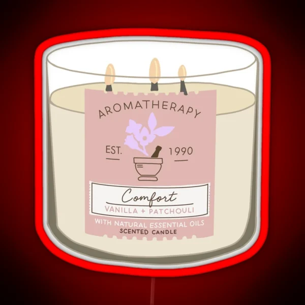 Comfort Aromatherapy Candle RGB Neon Sign