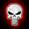 COMIC SKULL RGB Neon Sign - Image 2