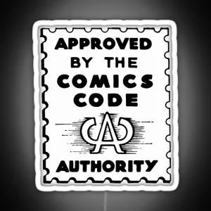 Comics Code Approved RGB Neon Sign