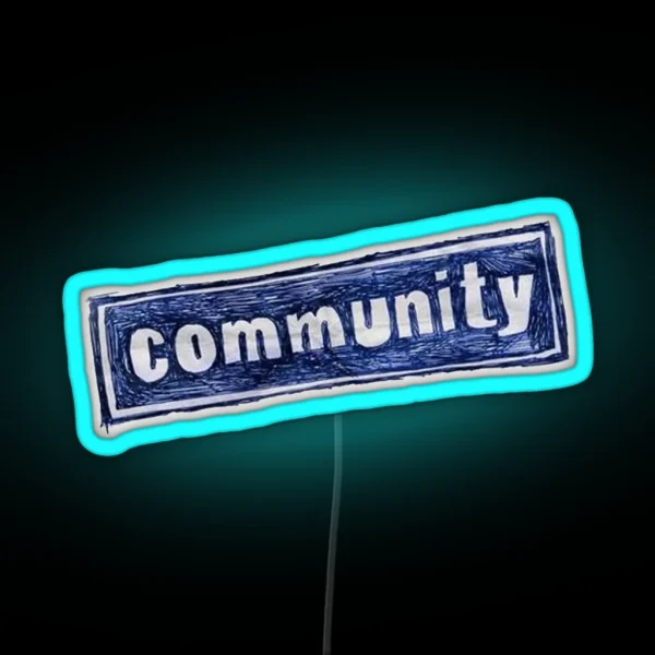 Community Logo RGB Neon Sign