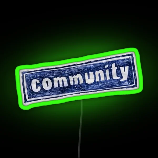 Community Logo RGB Neon Sign