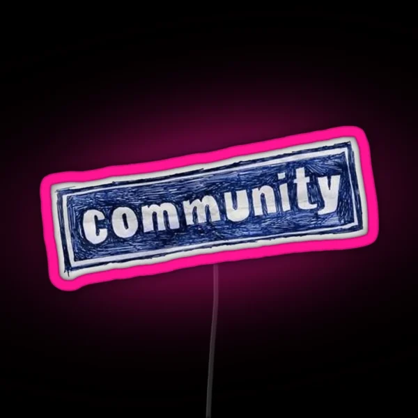 Community Logo RGB Neon Sign