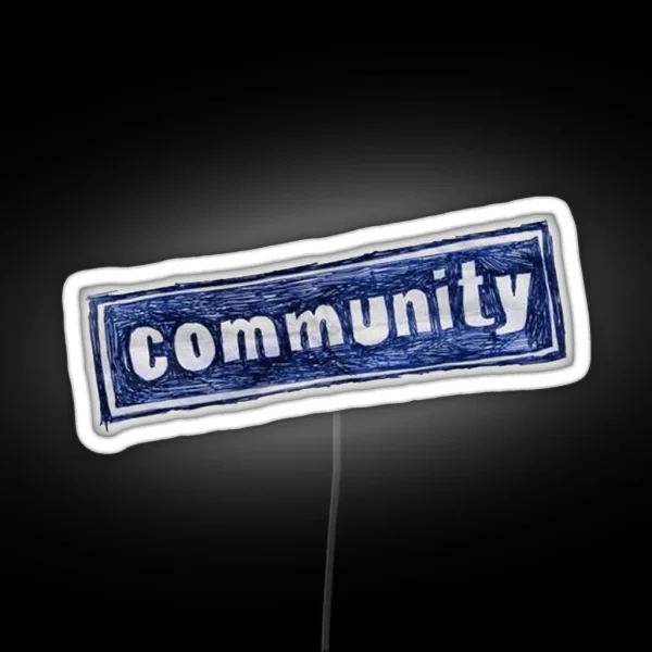 Community Logo RGB Neon Sign