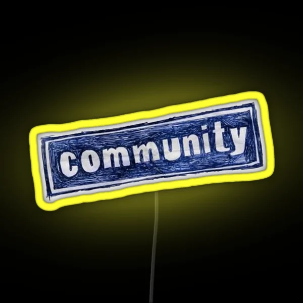 Community Logo RGB Neon Sign