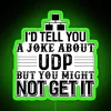 Computer Science Programmer UDP Joke RGB Neon Sign - Image 4