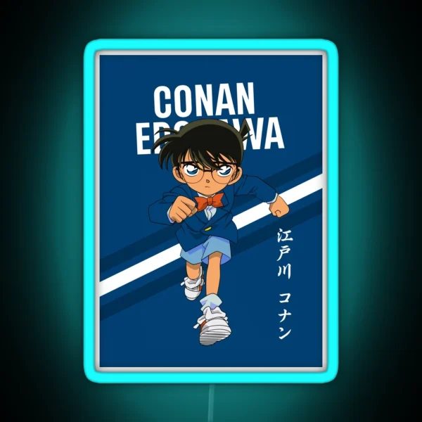 Conan Edogawa Detective Conan RGB Neon Sign