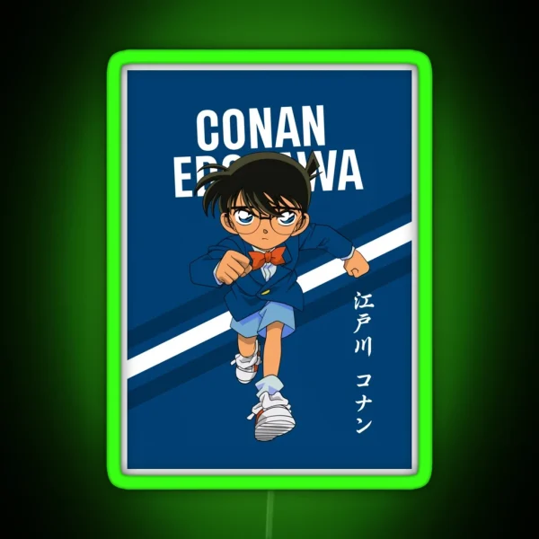 Conan Edogawa Detective Conan RGB Neon Sign