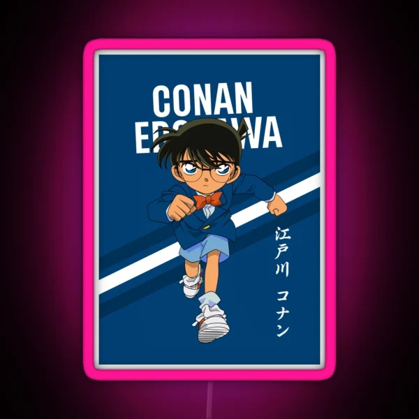 Conan Edogawa Detective Conan RGB Neon Sign