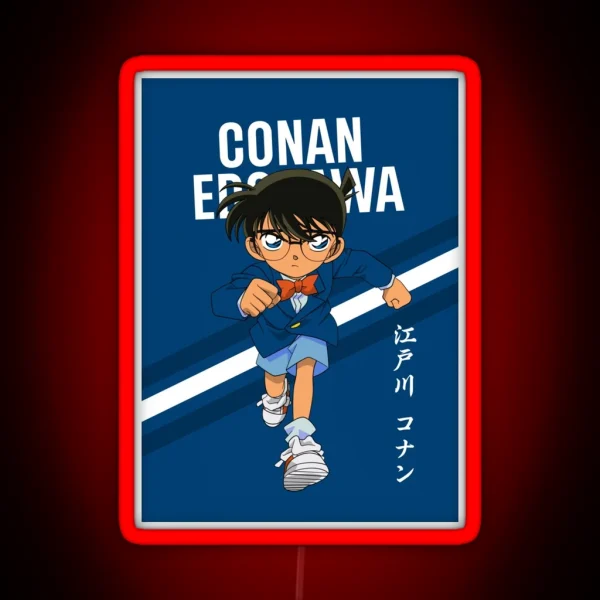 Conan Edogawa Detective Conan RGB Neon Sign