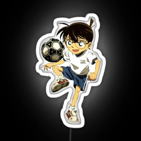 Conan Playing Football RGB Neon Sign