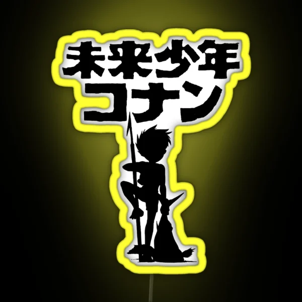 Conan The Future Boy RGB Neon Sign