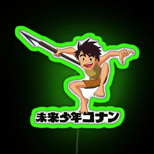 Conan The Future Boy RGB Neon Sign