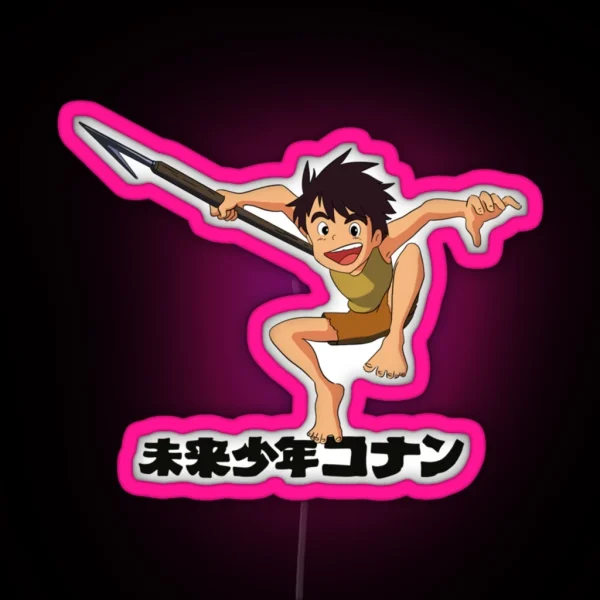 Conan The Future Boy RGB Neon Sign