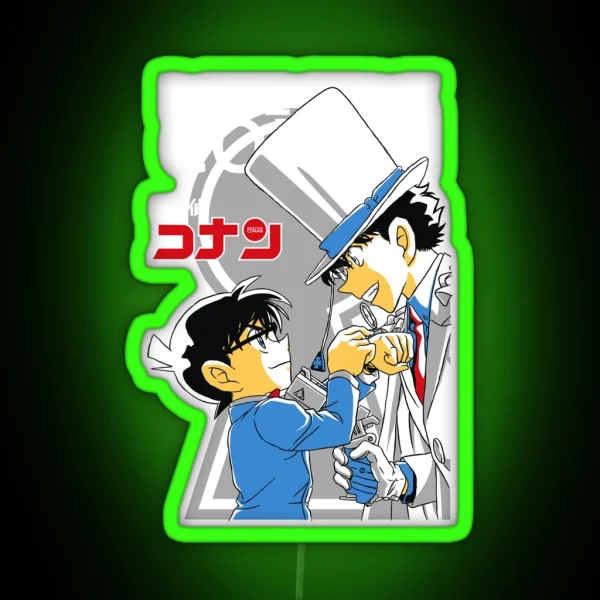 Conan Vs Kid RGB Neon Sign